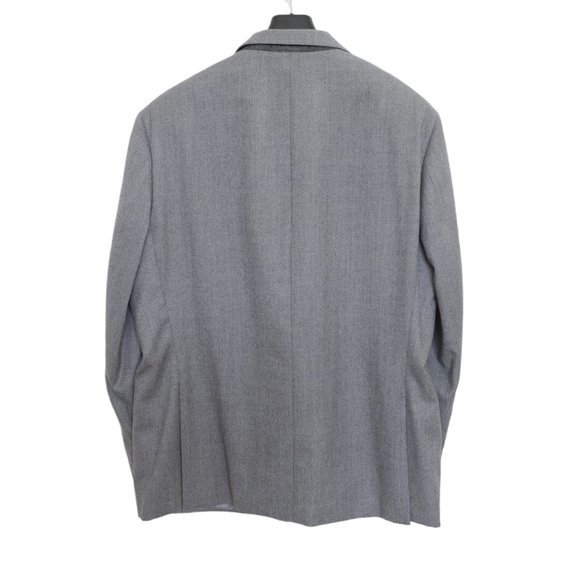 LAUREN RALPH LAUREN Grey Ultraflex Classic-Fit Wool Suit Jacket 48R & Pant 42x30 - Picture 11 of 15